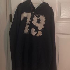 Men’s Aeropostale size small blue zip pull over